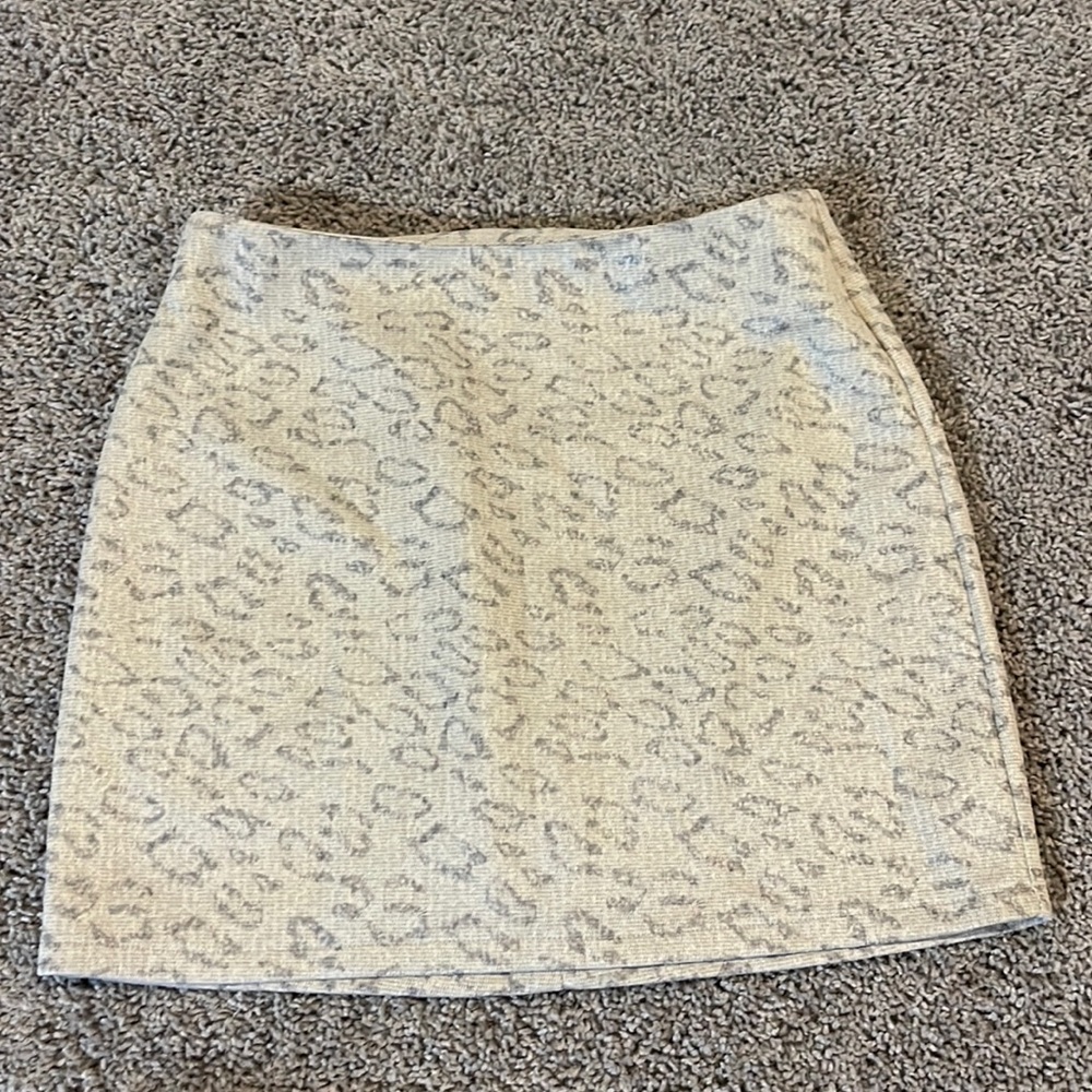 Altar’s State Womens Skirt, light cheetah print